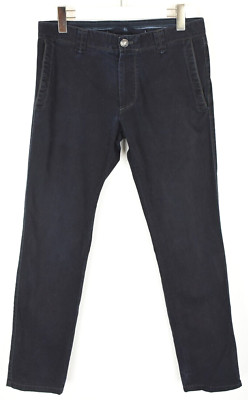 CORNELIANI ID Hose Herren (EU) 46 Reißverschluss Logo Dunkelblau