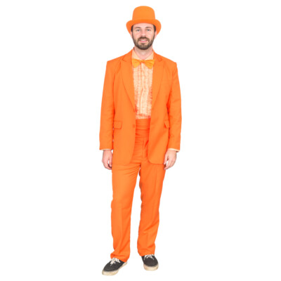 Dumb and Dumber Orange Tuxedo Adult Unisex Halloween Cosplay Costume