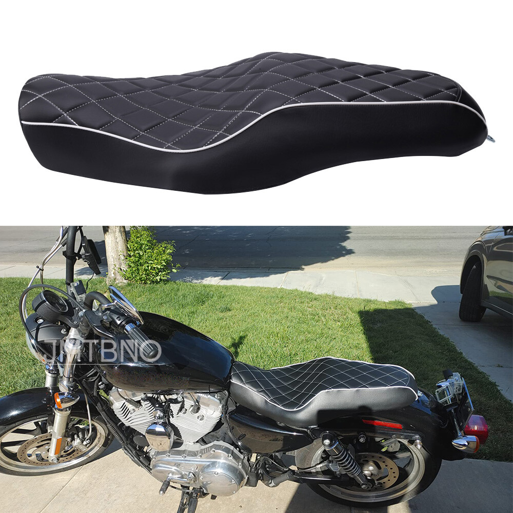 Driver Passenger Two Up Seat For Harley Davidson Sportster 1200 883 XL1200 72 48