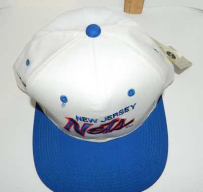 SPORTS SPECIALTIES New Jersey Nets キャップ New Jersey Nets Sport Specialties Snapback NBA Hat Cap Vtg script