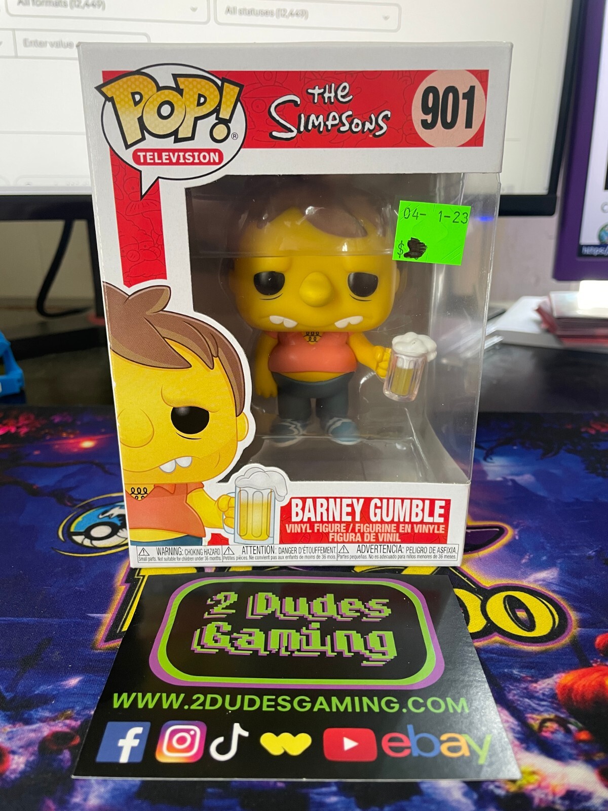 Qq Funko Pop Television: The Simpsons - Barney Gumble #901 Protector