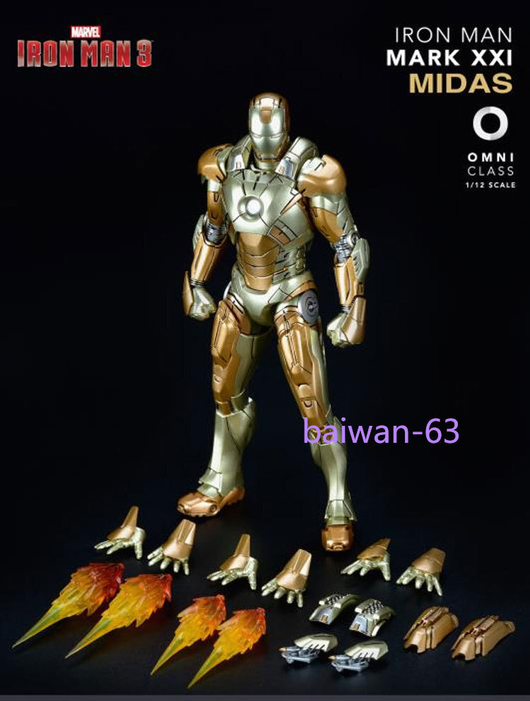 Comicave Iron Man MARK XXI Mark21 MK21 Alloy Diecast Action Figure