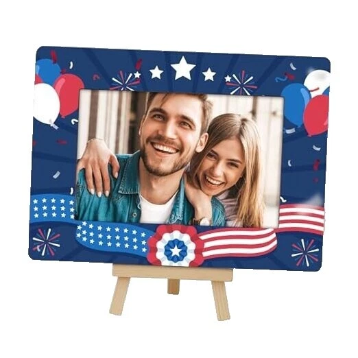 Marcos para fotos Patriótico De madera