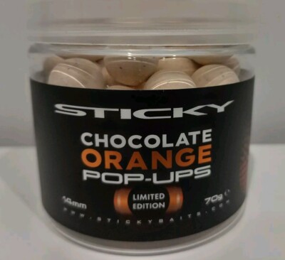 Sticky Baits Chocolate Orange 14mm Pop Ups. Limited Edition.