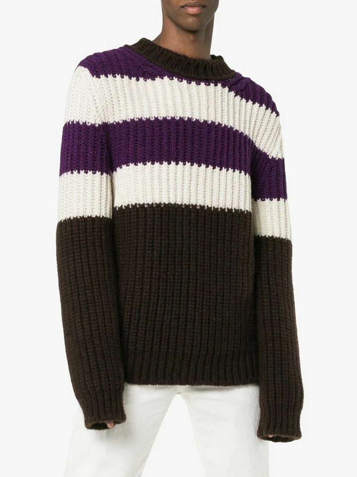 Calvin Klein 205W39NYC горизонтальная полоса коренастый свитер размер S - Изображение 4 из 4