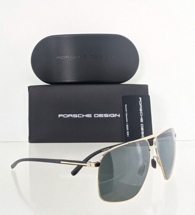 Brand New Authentic Porsche Design Sunglasses P 8933 B Gold