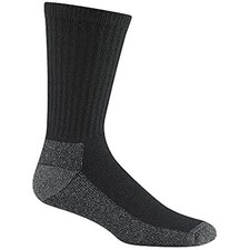 Wigwam Men's At Work 3-Pack Crew Socks, Black, X-Large