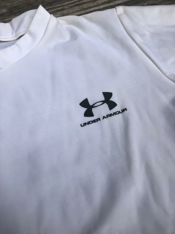 White Under Armour Long-Sleeve Thermal Base Layer - YMD - Image 3 of 4
