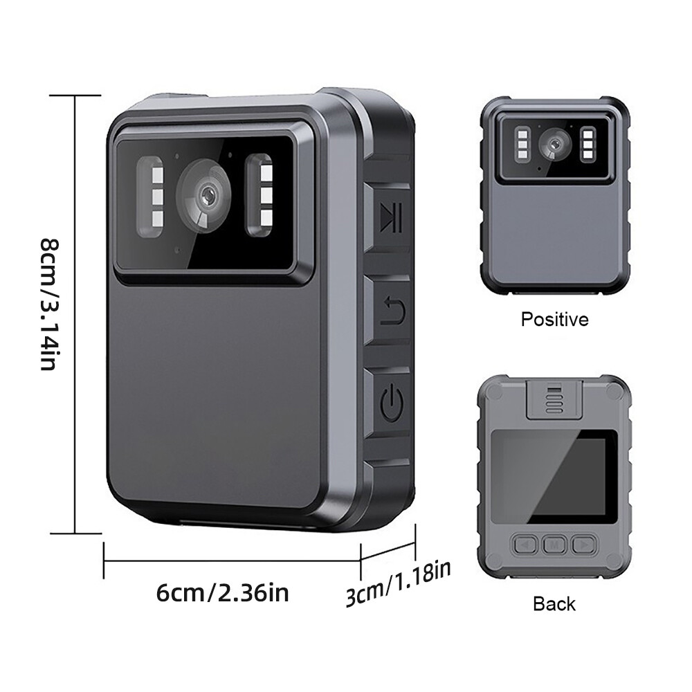 1080P Audio Video DVR IR Night Cam HD Motion Camcorder Mini Police Body Camera