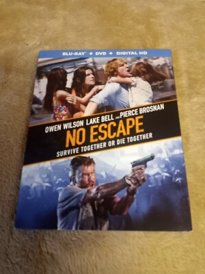 NEW No Escape (Blu-ray/DVD/Digital, 2015) w/Slipcover Owen Wilson Pierce  Brosnan 13132625140|