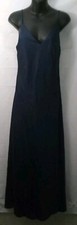 Jenny Yoo Collection Navy Blue Slip Polyester Long Maxi Dress Sz 4
