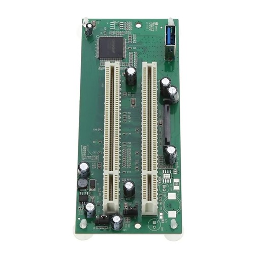 1 Set PCI-E to 2xPCI Adapter Cable PCIE x1 to x16 Card PCI-Expansion Converter - Afbeelding 8 van 11