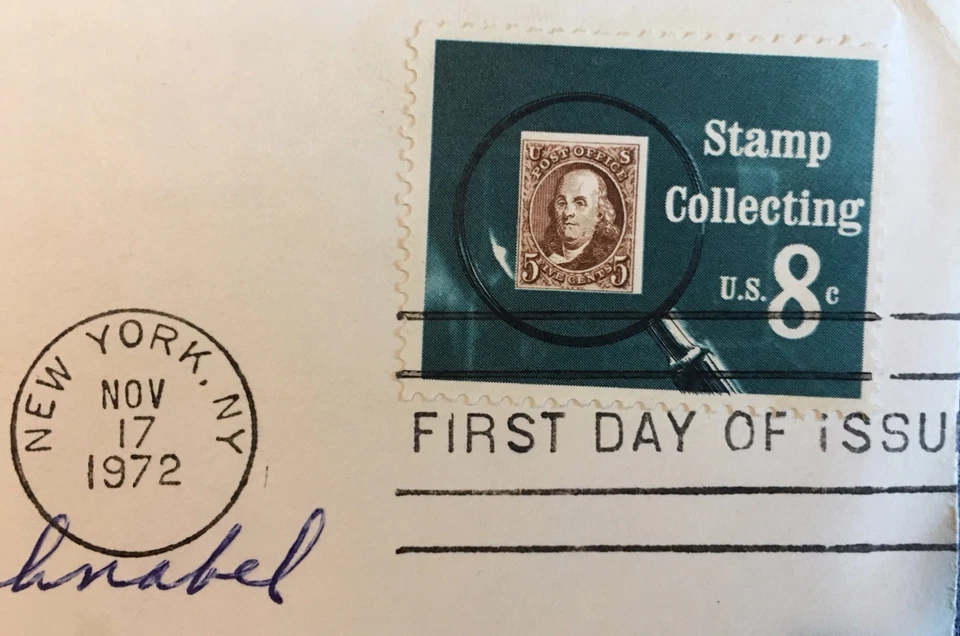 Benjamin Franklin DECLARATION 8 Cent STAMP First Day of Issue 1972 A.C., NY Mint - Image 2 of 4