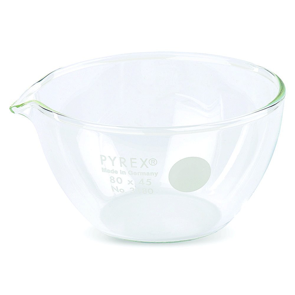 Corning PYREX #3180-80, 140mL Flat Bottom Evaporating Dishes (Single ...