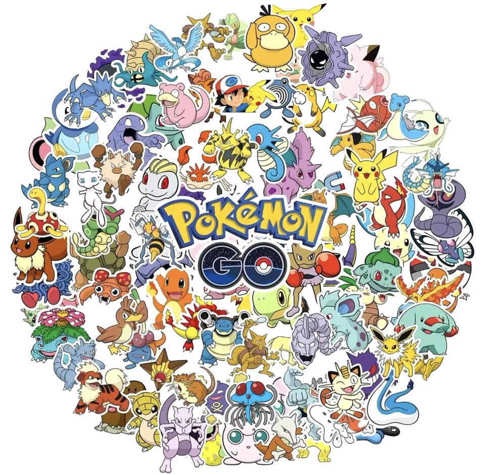 50 Pokemon Random Sticker Lot - Kanto 151 Region | eBay