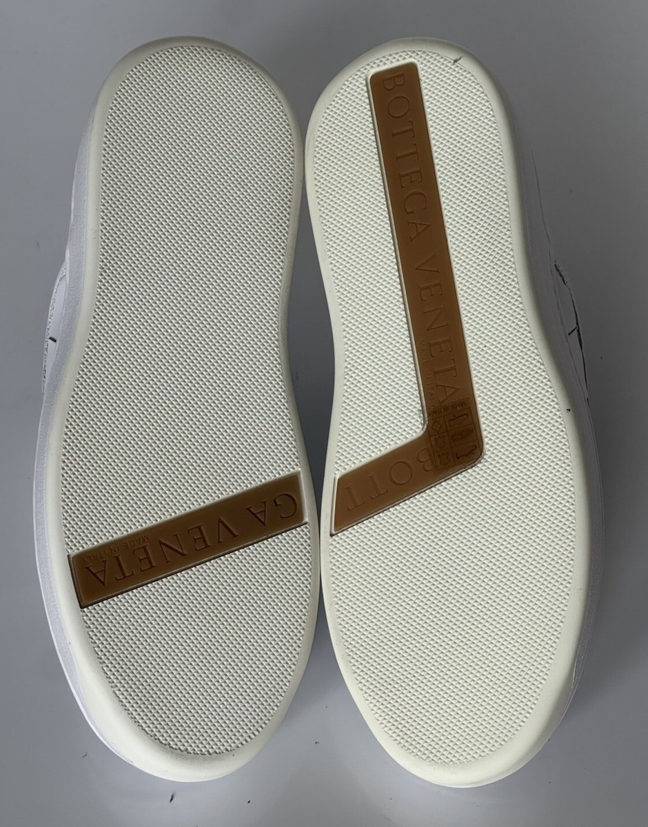 Bottega Veneta Rubber Sole Calf Leather Optic White Shoes 7  display picture 3