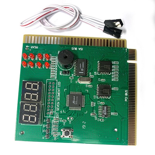 LED 4-Digit Analysis Diagnostic Tester POST Card PCI 4 PC Analyzer Motherboard - Afbeelding 5 van 5