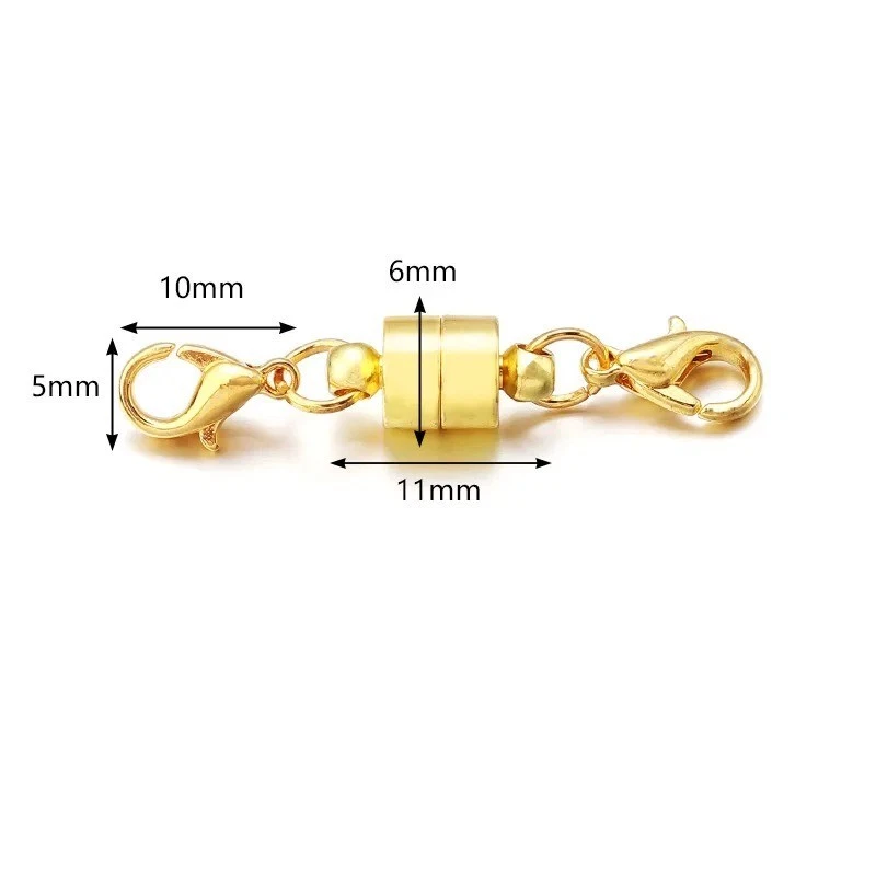 5-20pairs Strong Magnetic Clasp Necklace Converter Extender lobster claw Jewelry - image 3 of 4