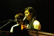 Nancy Whang of LCD Soundsystem performs at Alexandra Palace on Nov- Old Photo