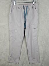 Figs Cairo Technical Collection Size XS/S Men's White Beige Cargo Scrub Pants