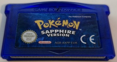 Pokemon Saphir Version Game Boy Advance Cartridge GBA - Authentic - EUR - MINT