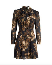 Brand New Reformation Dress from Anthropologie Sunna Mini Dress Black Size 10