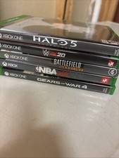 Five Xbox One Games Lot With Boxes And Inserts