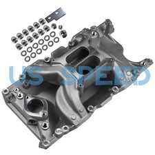 La Intake Manifold Dual Plane For Mopar Sb 318 340 360 Non-magnum 1967-1991