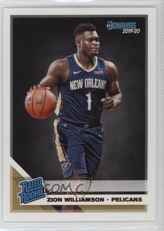 2019-20 Panini Donruss Rated Rookie Zion Williamson #201 1ng8