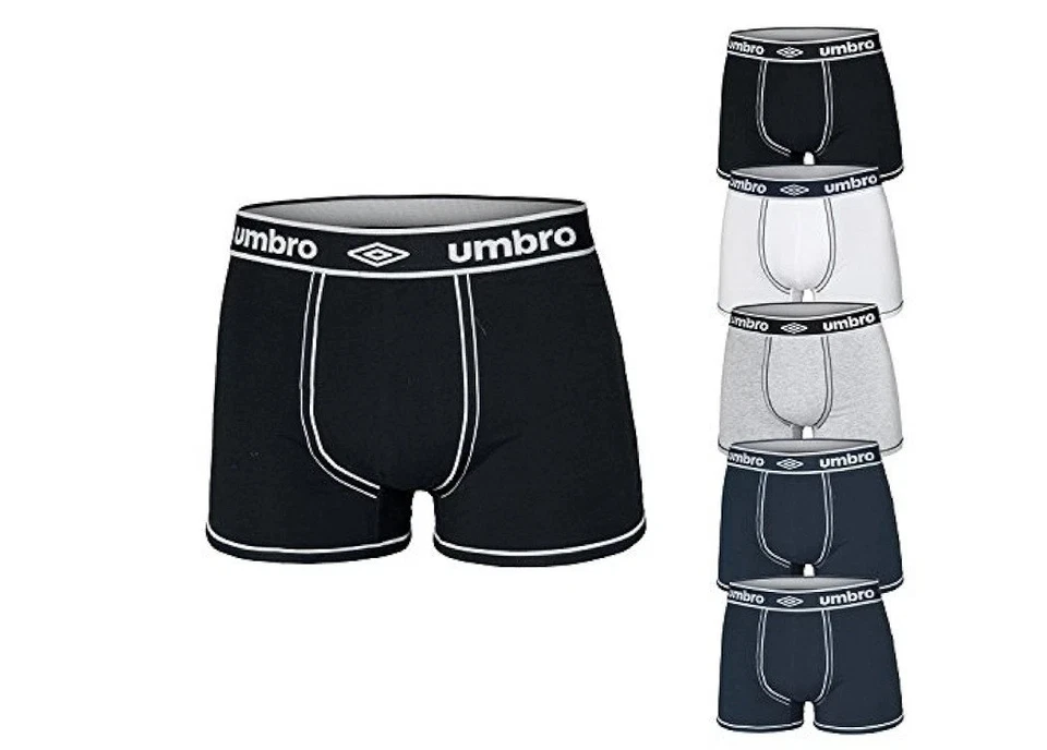 6 BOXER UMBRO 714 COLORI ASSORTITI COTONE ELASTICIZZATO - Immagine 1 di 1