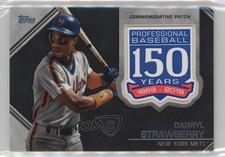 2019 Topps Update 150th Anniversary Manufactured Darryl Strawberry Patch hg6