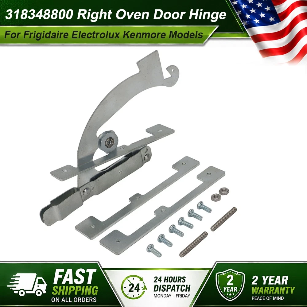 US 318348800 Right Oven Door Hinge Replacement For Frigidaire Electrolux Kenmore image 1