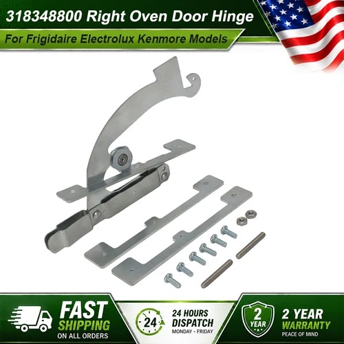 US 318348800 Right Oven Door Hinge Replacement For Frigidaire Electrolux Kenmore - product listing photo
