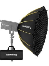 WELLMAKING 33.4  Parabolic Softbox Bowens Mount Grid Diffuser Kit
