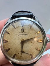 Vintage OMEGA Seamaster Crosshair Dial Mechanical Watch – Swiss Made Offered for