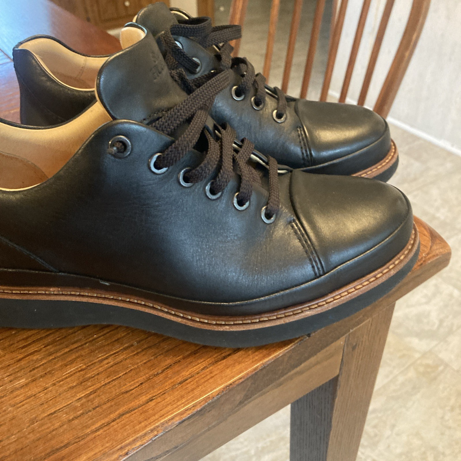 SAOLA Samuel Hubbard Uomo 8 M Sneakers Pelle Nera "Vestire Veloce" Scarpa Suola Vibram