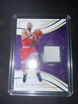 2019-20 Panini Immaculate Harrison Barnes Game Used Patch NBA Card 65/99 Mint!