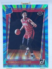 2021-22 Panini Donruss - Rated Rookie Josh Christopher #250 Holo Teal Laser (RC)