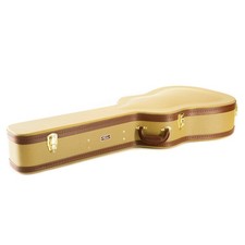 Tweed Case Western Guitar, Robuster Formkoffer, Tweed, Holzkern, Rotes