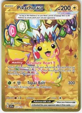 Pokemon Pikachu ex 247/191 Hyper Rare Surging Sparks Pokemon Near Mint on eBay