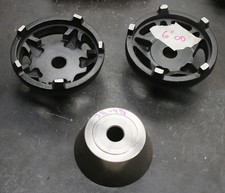 3-piece Truck Adapter Set Brake Lathe Hubless Large Bore 3-12 To 4-78 3-piece Truck Adapter Set Brake Lathe Hubless Large Bore 3-12 To 4-78