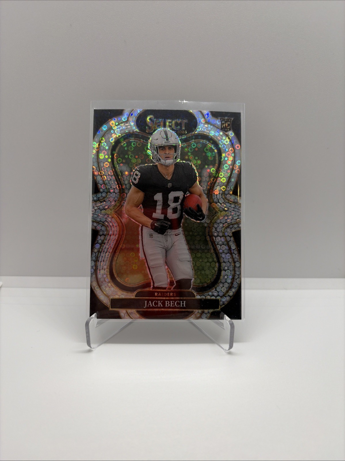 2025 Panini Select Jack Bech Silver Disco Suite Level RC Raiders