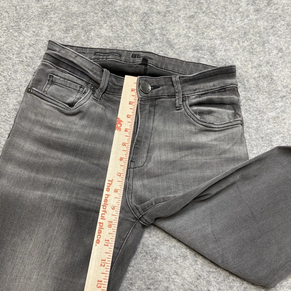 Женские узкие джинсы KUT From The Kloth с высоким подъемом зубочистка размер 6 серая джинсовая ткань - Изображение 4 из 4