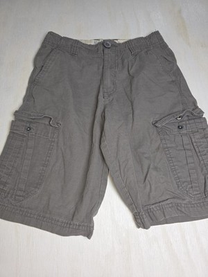 Mambo Australia Cargo Shorts Brown Youth Boys Size 12 100% Cotton