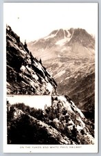 On The Yukon and White Pass Railway Cliff Led...