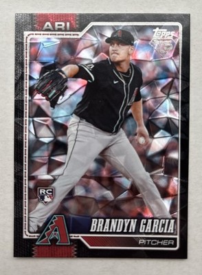 2026 Topps Series 1 Brandyn Garcia Black Diamanté Parallel /10 (#163) RC!