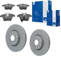 ATE Powerdisc Bremsscheiben + BelÄGe Vorne FüR VW Golf 5 6 Passat 3C EOS Touran