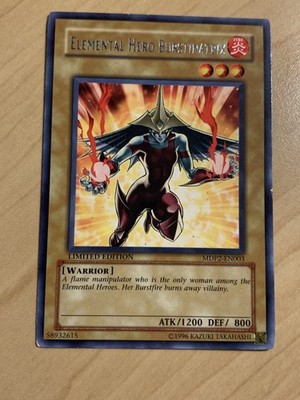 Elemental Hero Burstinatrix MDP2-EN003 McDonald's Promo Series 2 Limited Edition