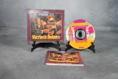 Sega Mega CD Spiel : Sherlock Holmes - CD Anleitung OVP / PAL MCD Game