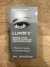Bausch Lomb Lumify Redness Reliever Eye Drops - 0.25fl oz EXP 01/26